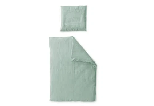® Set di biancheria da letto in mussola, 100% cotone biologico, standard 100, 20