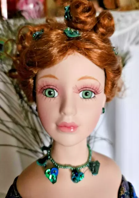 Hertiage, Porshe Peacock Porcelain Doll