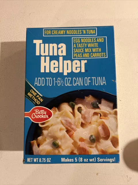 Vintage 1970s Box Of Betty Crocker Tuna Helper NOS Full Unopened