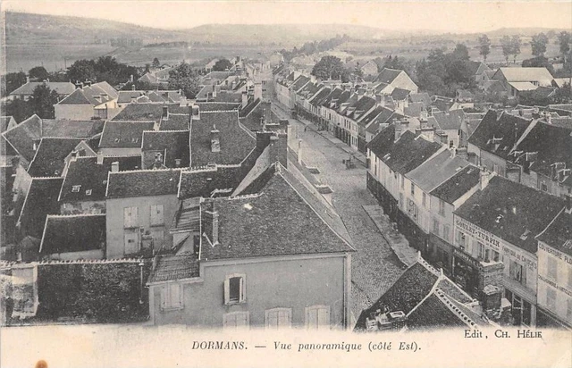 Cpa 51 Dormans Vue Panoramique Cote Est