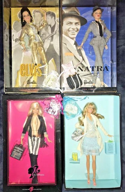 MAGNIFIQUE POUPÉE BARBIE Collector Pink Label 2011 Mattel T7908 Sinatra