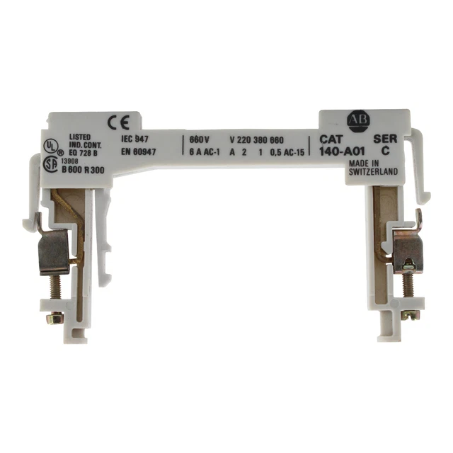 Allen Bradley 140-A01 Auxiliary Contact, Series-C, 1-Pole, 6A, 660V