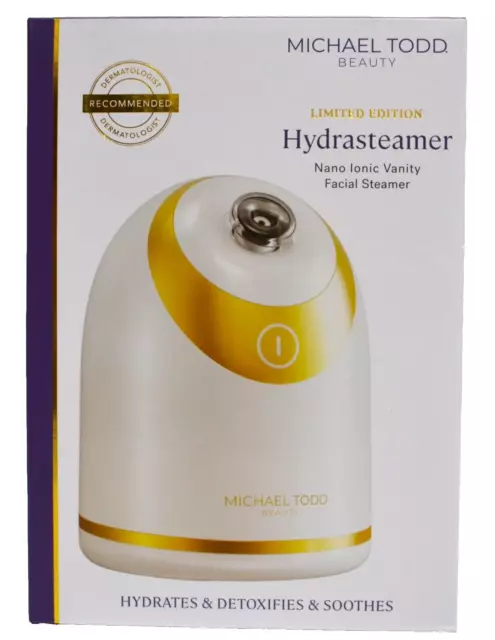 Michael Todd Beauty Hydrasteam Nano Ionic Facial Steamer Hydrate Detoxify New