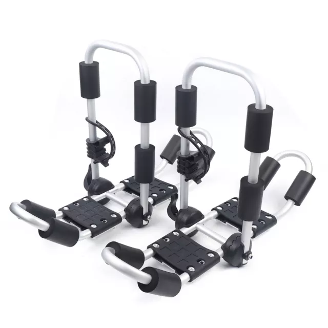 J-Shaped Kayak/Canoe Roof Rack 74*49*26cm Aluminum Tube Truck Top Mount Carrier