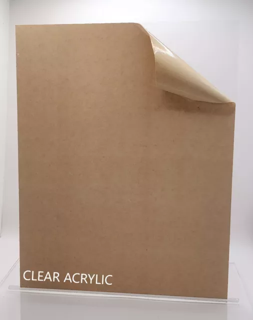 Clear Acrylic Plexiglass 1/4" X 8" X 12" Packages - Plastic Sheet