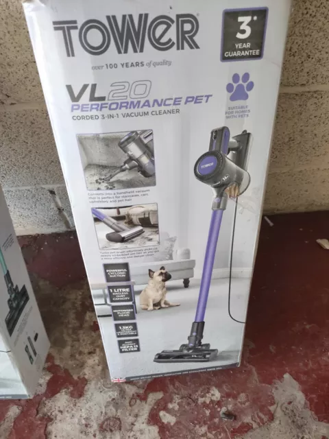 Tower VL20 3-in-1 Corded Vacuum Cleaner, lightly used, good condition with box,