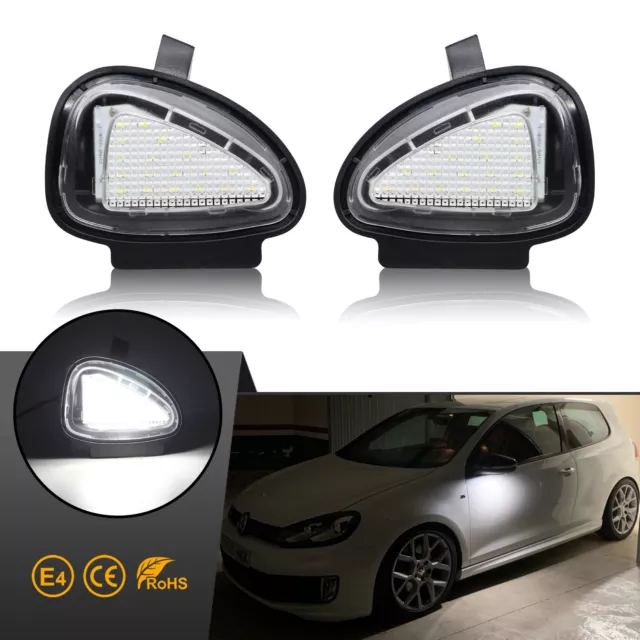 2X OEM UMFELDBELEUCHTUNG AUSSENSPIEGEL LED FÜR VW GOLF 6 VI (08-) TIGUAN  TOURAN EUR 18,98 - PicClick DE