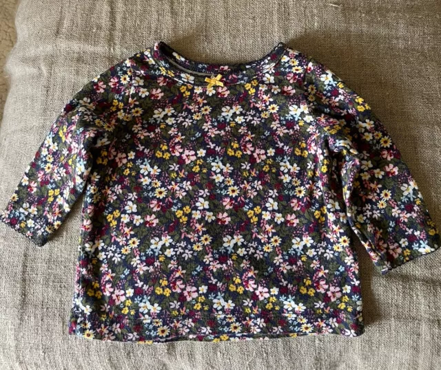 Carters Baby Girl Floral Long Sleeve Top 3 Mo