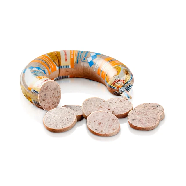 LEBERWURST MIT ZUNGE 400g russische Wurst im Ring hausmacher Art ...