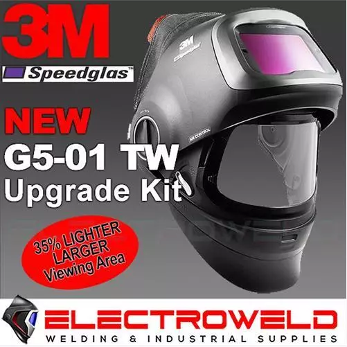 3M Speedglas G5-01 TW Welding Helmet Upgrade Kit, Flip Up Lens 611120 *No PAPR*