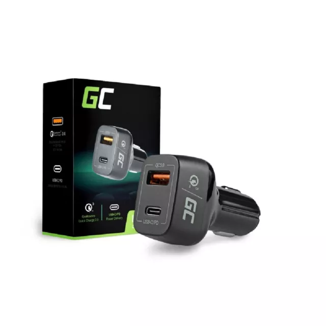 Voiture Chargeur USB 12V Green Cell C Prise Adaptateur de Chargement Power