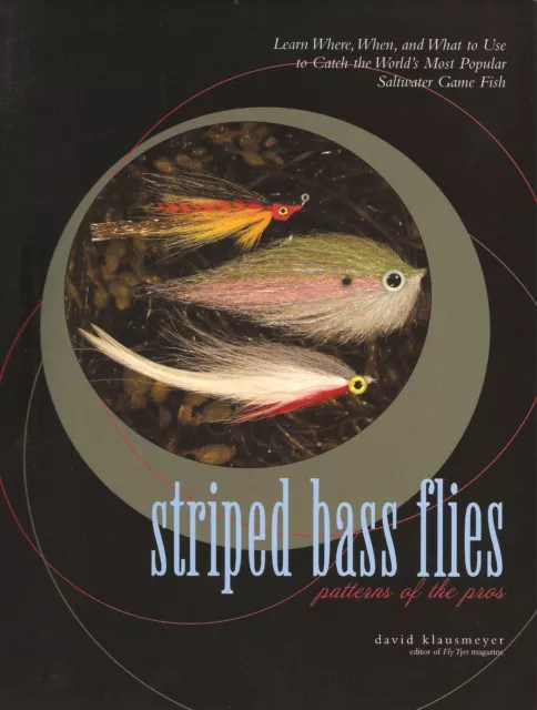 KLAUSMEYER FLYFISHING BOOK STRIPED BASS FLIES WHEN WHERE AND WHAT TO USE bargain