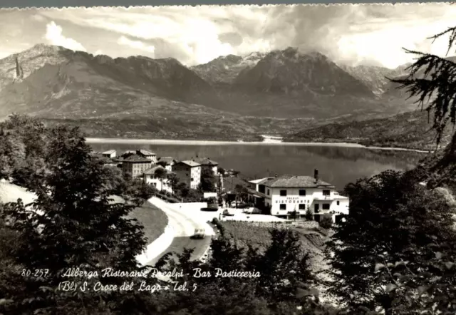 S. Croce del Lago Alb pasticceria Prealpi  f.g. viaggiata 1965 Belluno