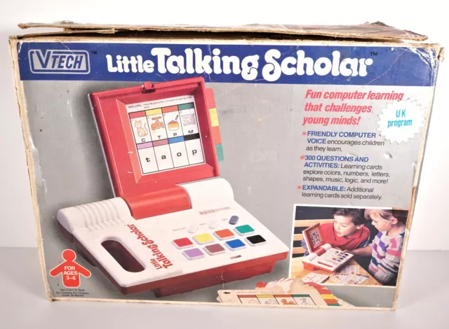 1989 90 VTECH LITTLE Talking Scholar Children s Age 3 6 Educational Toy Used VGC 31.99 PicClick UK