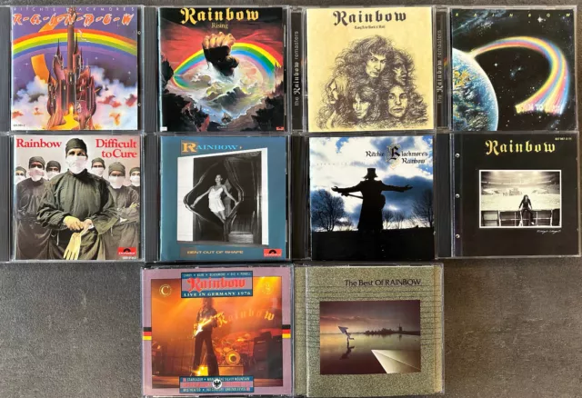 Rainbow  -  Sammlung von 10 CD  /  1975-95  /  sehr guter Zustand