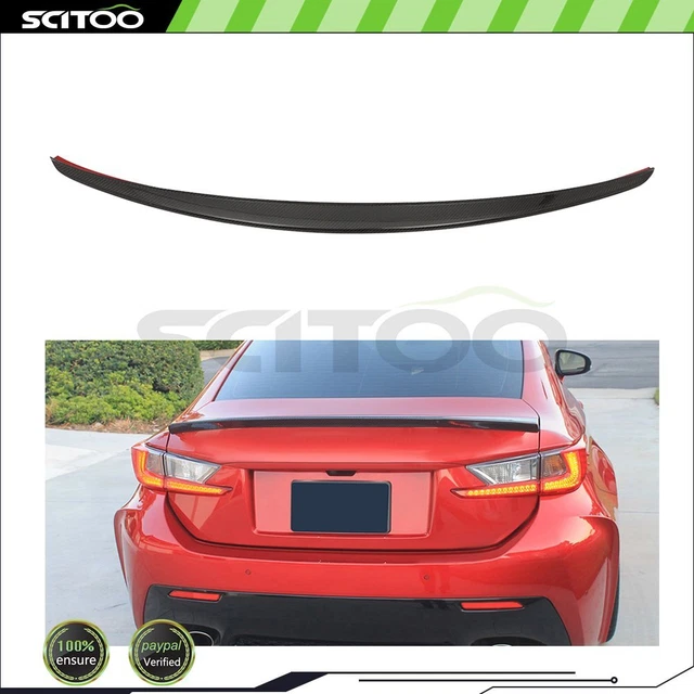 Rear Trunk Spoiler Fit For 2006-2013 Lexus IS250 IS350 Sedan Carbon Fiber