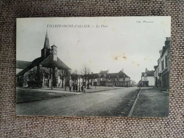 Cpa Villefranche D Allier La Place