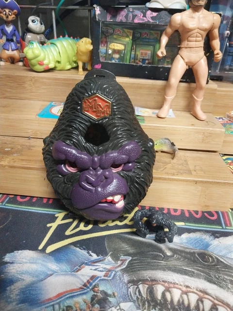 Mighty Max Doom Zone Ape King Gorilla Playset Vintage 1993 Bluebird Pocket Toy