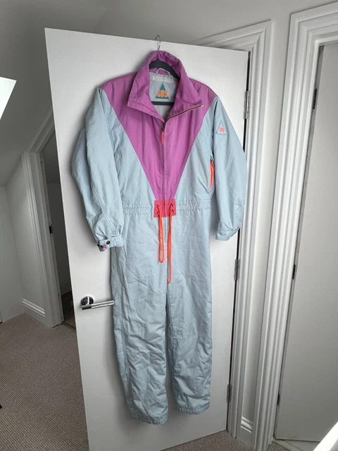 Combinaison De Ski ELLESSE Rétro Années 90, Taille 46, Rouge, Pour Homme