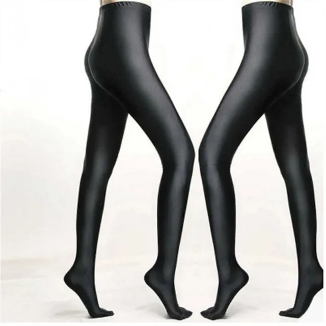 Plus Size Womens Shiny Glossy Oil Shimmer Tights Stockings Pantyhose Hosiery 5xl 9 99 Picclick