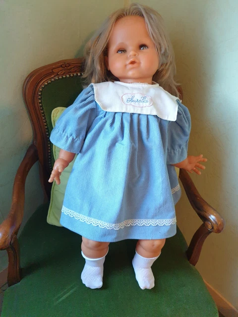 Poupée Bella Aurélia 65 Cm - 1984 - Tenue D'Origine - Très Bon État