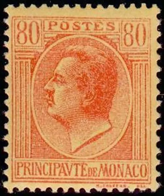 MONACO STAMP TIMBRE N° 93 " PRINCE LOUIS II 80 C " NEUF x TB