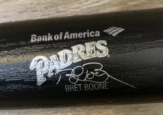 San Diego Padres Bret Boone Plastic Bat SGA Bank Of America Louisville Slugger