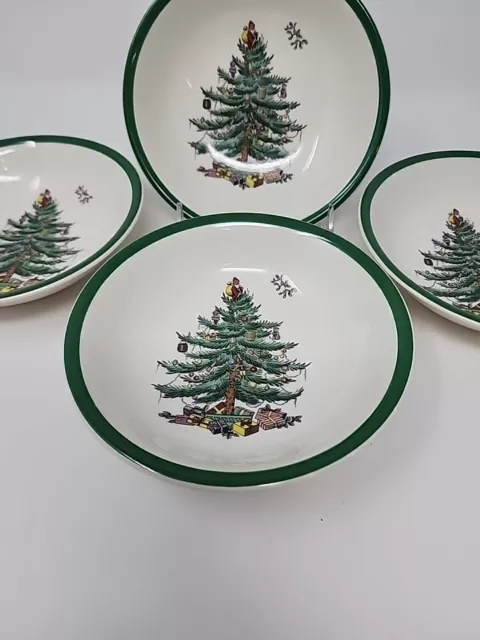 Spode  Christmas Tree 6 1/4" Soup / Coupe / Cereal / Bowl - England