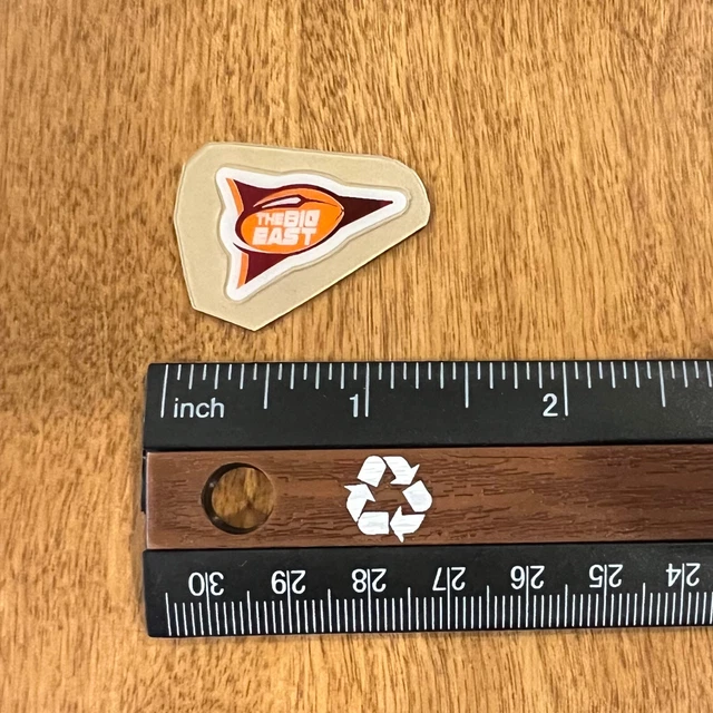 Virginia Tech Hokies Big East Conference Pennant Mini Helmet Decal