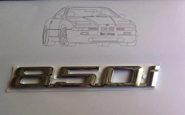 ORIGINAL BMW 850I Emblem 8er e31 Typenschild Schriftzug NEU 51148108850 ...