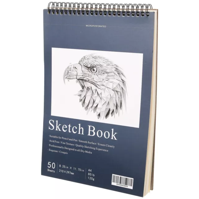 Tearable Sketchbook Small Large Drawing Pad 40 Sheets Thick Papers