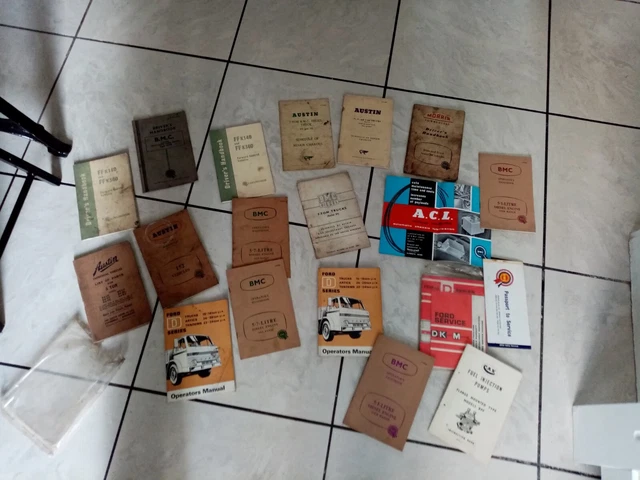 Joblot Of Auto Jumble Small Manuals
