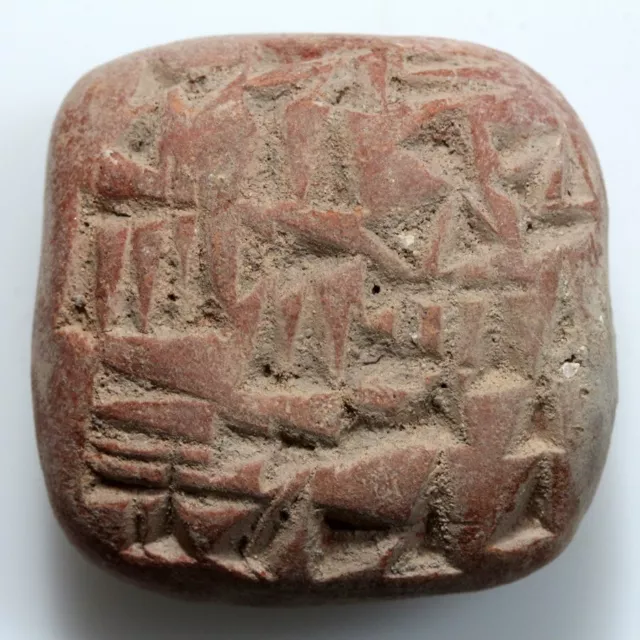 Ancient Near east-terracotta tablet with writings-circa 2500-1000 B.C