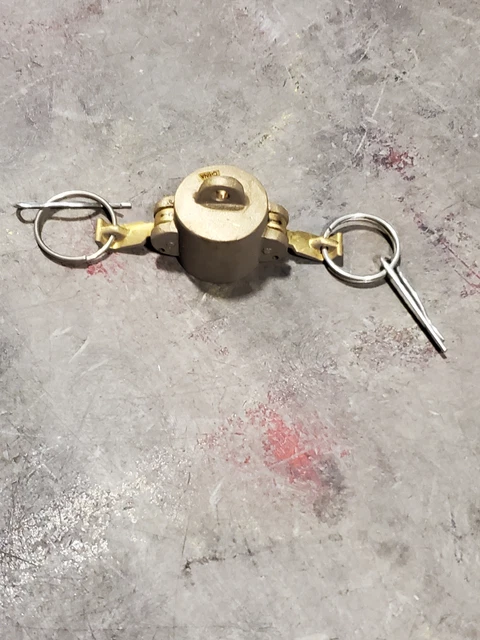 brass camlock DUST CAP, 3/4"