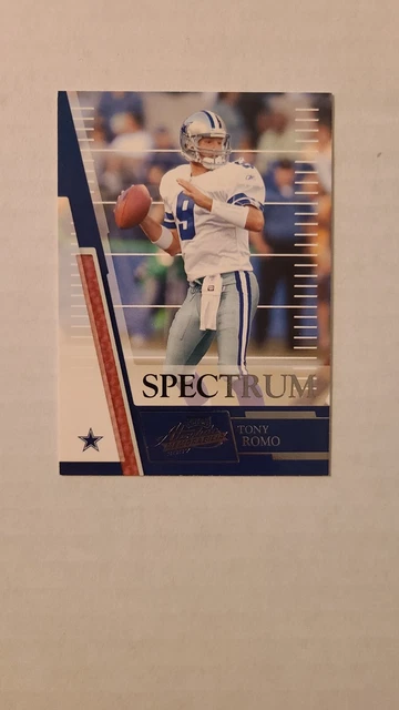 2007 Playoff Absolute Memorabilia - Spectrum Silver #1 Tony Romo /100 Cowboys