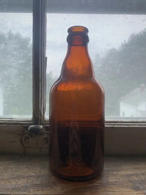 VINTAGE BLATZ BEER Bottle Amber Brown Glass Bottle £5.60 - PicClick UK