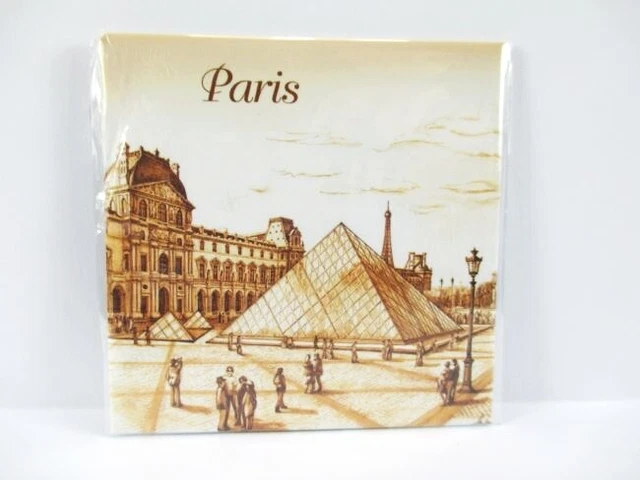 Magnete Frigorifero 3D Parigi Francia - Souvenir Turistico In Resina - Regalo E Decorazione Casa/Cucina - Collezione Viaggi