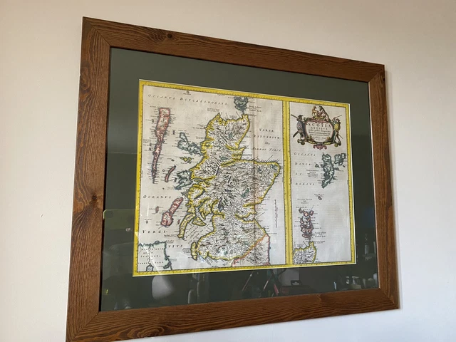 1654 SCOTIA REGNUM Map of Scotland, Shetland & Orkney Isles by BLAEU ...