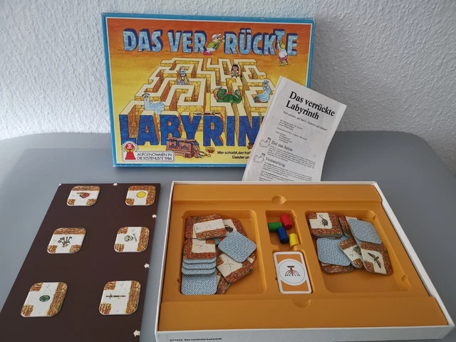 RAVENSBURGER - DAS VERRÜCKTE LABYRINTH - ÄLTERE Ausgabe - 1986 KOMPLETT !!!
