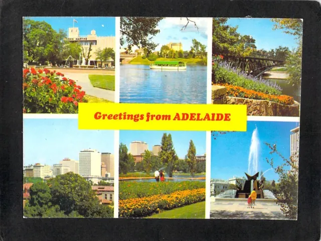 B6643 Australia SA Adelaide Multiview vintage postcard