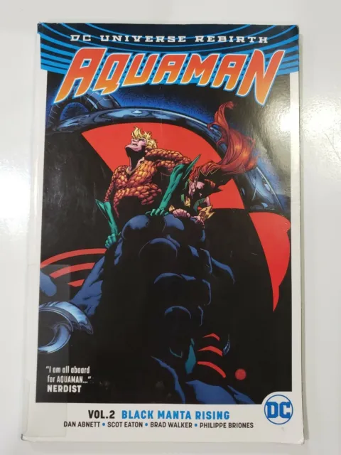 Aquaman Vol 2 Black Manta Rising by D. Abnett (2017, Trade Paperback)