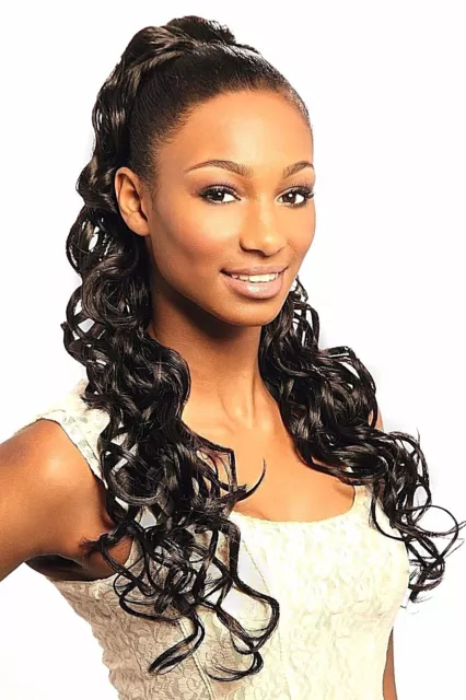 FREETRESS SYNTHETIC HAIR Extension Long Curly Ponytail - Rio Girl £16.99 -  PicClick UK