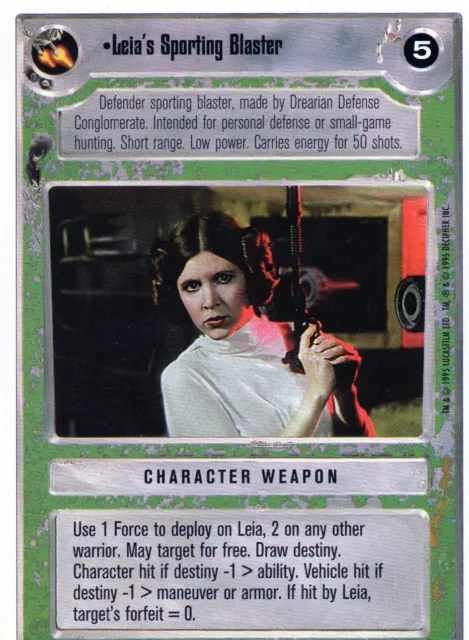Star Wars CCG        PREMIERE UNLIMITED    Individual Trading Cards