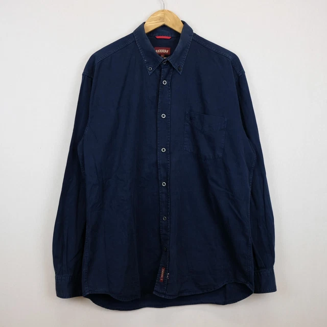 Camicia Carrera Taglia XL Uomo Logo Maniche Lunghe Cotone Casual Pratico Man