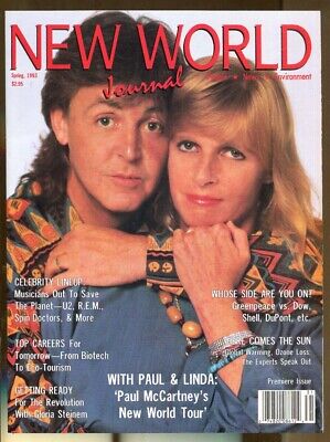 New World Journal-1st Issue-1993-Paul & Linda McCartney Cover-Gloria Steinem