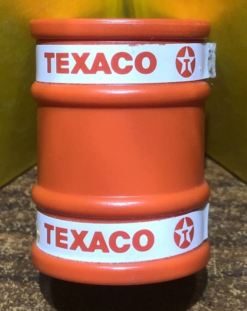 mini Texaco oil barrel