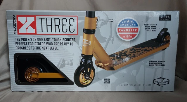 Fuzion X-3 Pro 2018 Scooter - Gold Fuzion X-3 Pro 2018 Scooter - Gold