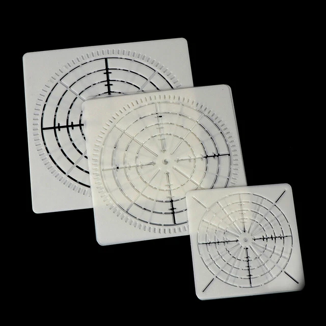 MWOOT 4 Pezzi Grande Mandala Stencils Pittura, Kit Stencil Disegno Fiori, Riutilizzabile Geometrico Painting Template per Fai Da Te Tegola Legna Tela Parete Cuscini Decorazioni(30x30CM