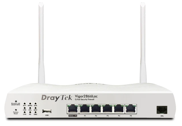 Draytek Vigor 2866Lac wireless router Gigabit Ethernet Dual-band (2.4 GHz / 5 GH