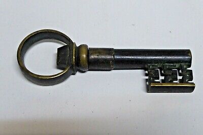 Key Shape Novelty Steel Metal Cork Screw Bottle Opener Large Brass Key
